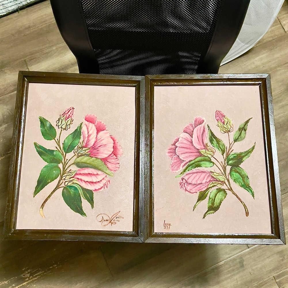 Original Vintage Artwork from 1957 hand painted.